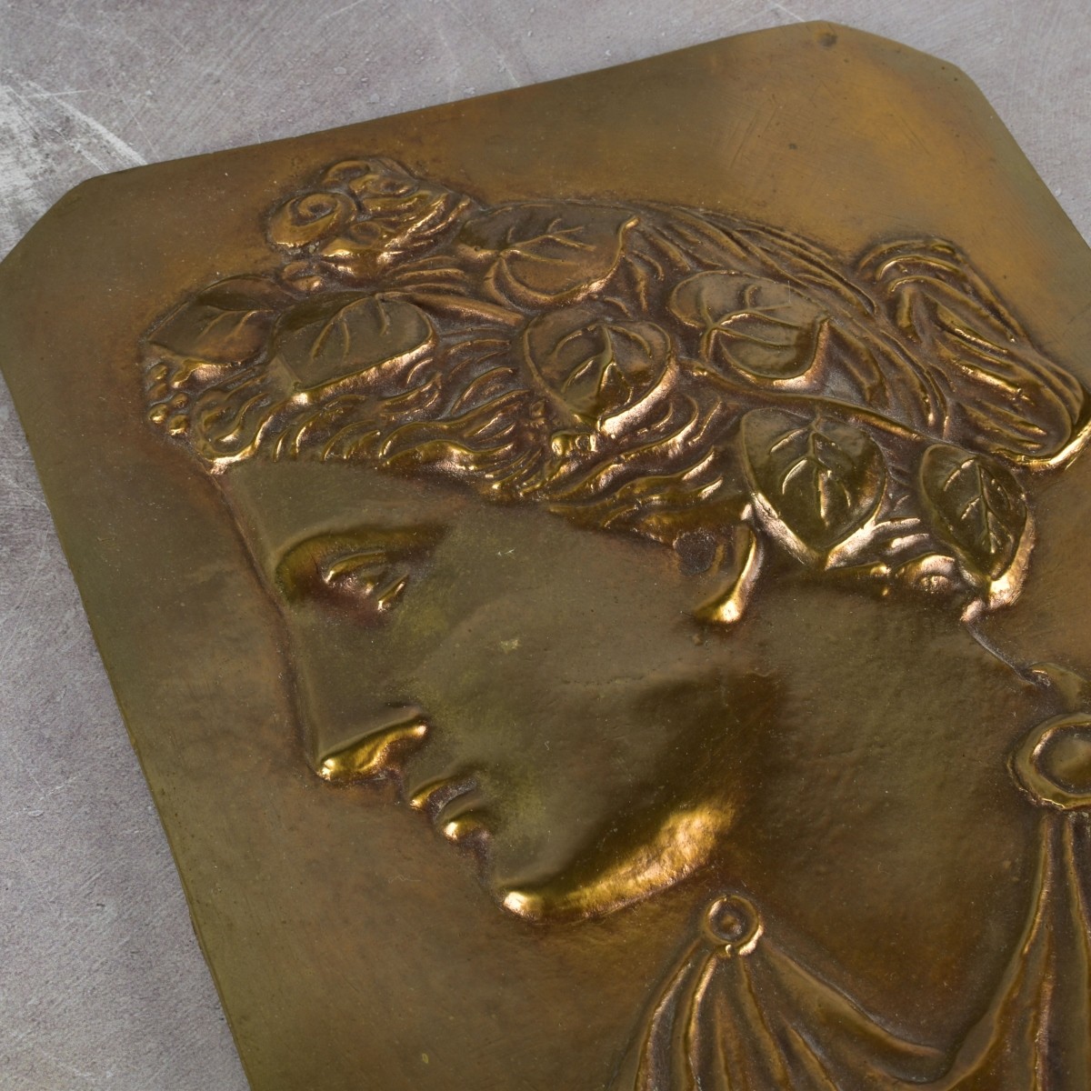 Art Nouveau Gilt Brass Pieces