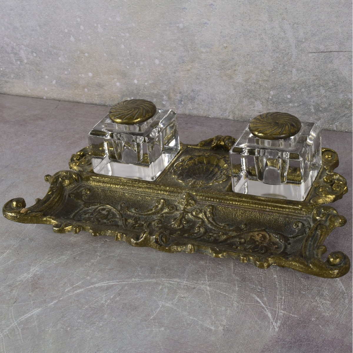 Art Nouveau Gilt Brass Pieces