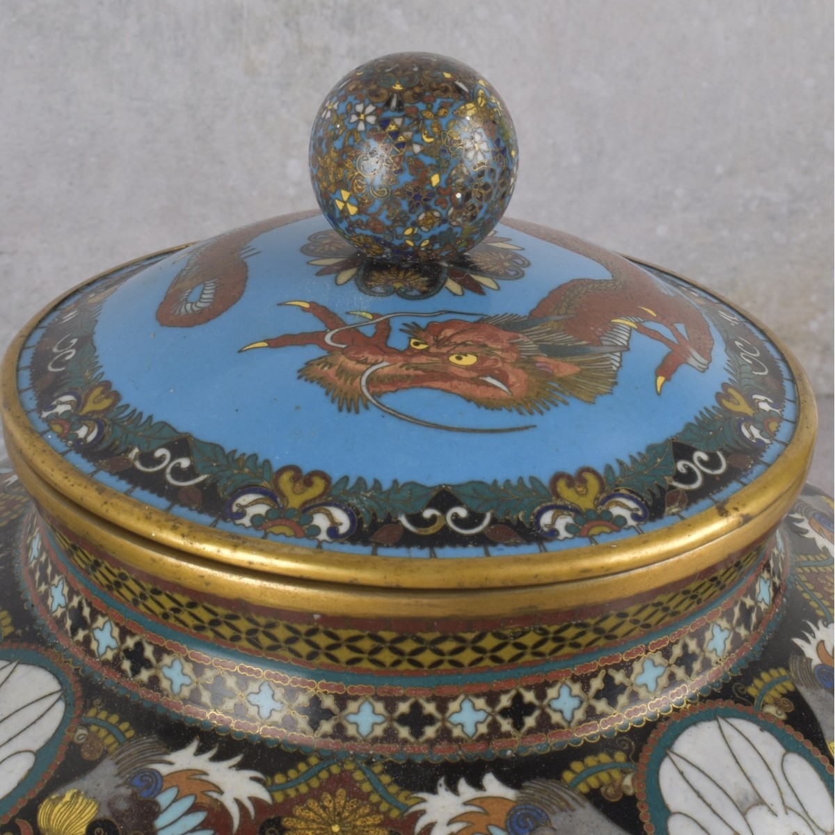 Japanese Cloisoinne Ginger Jars