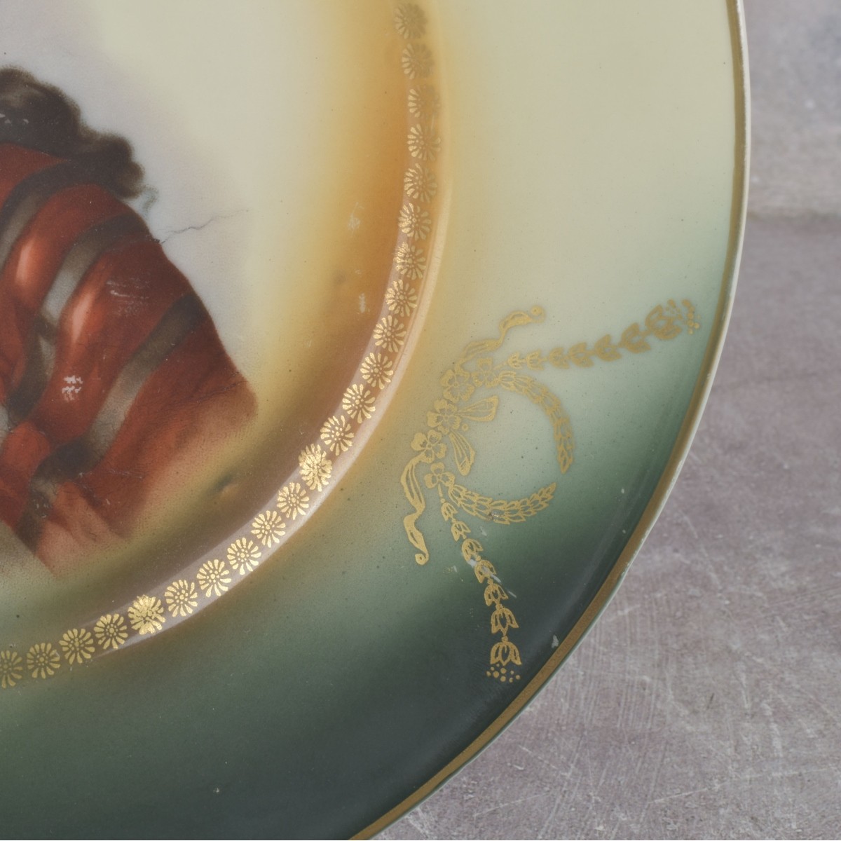 European Porcelain Portrait Plates