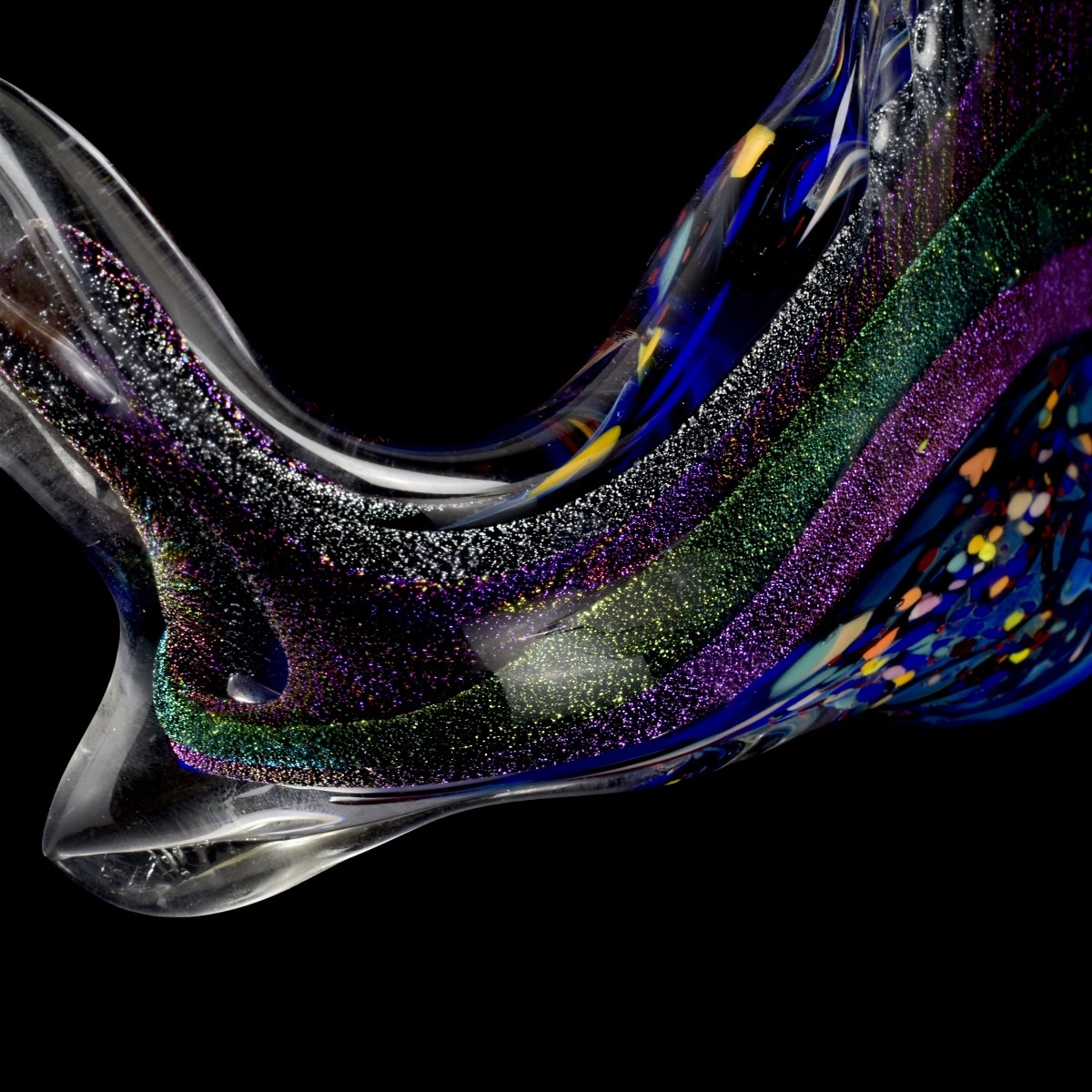 Vintage Murano Glass Fish Sculpture