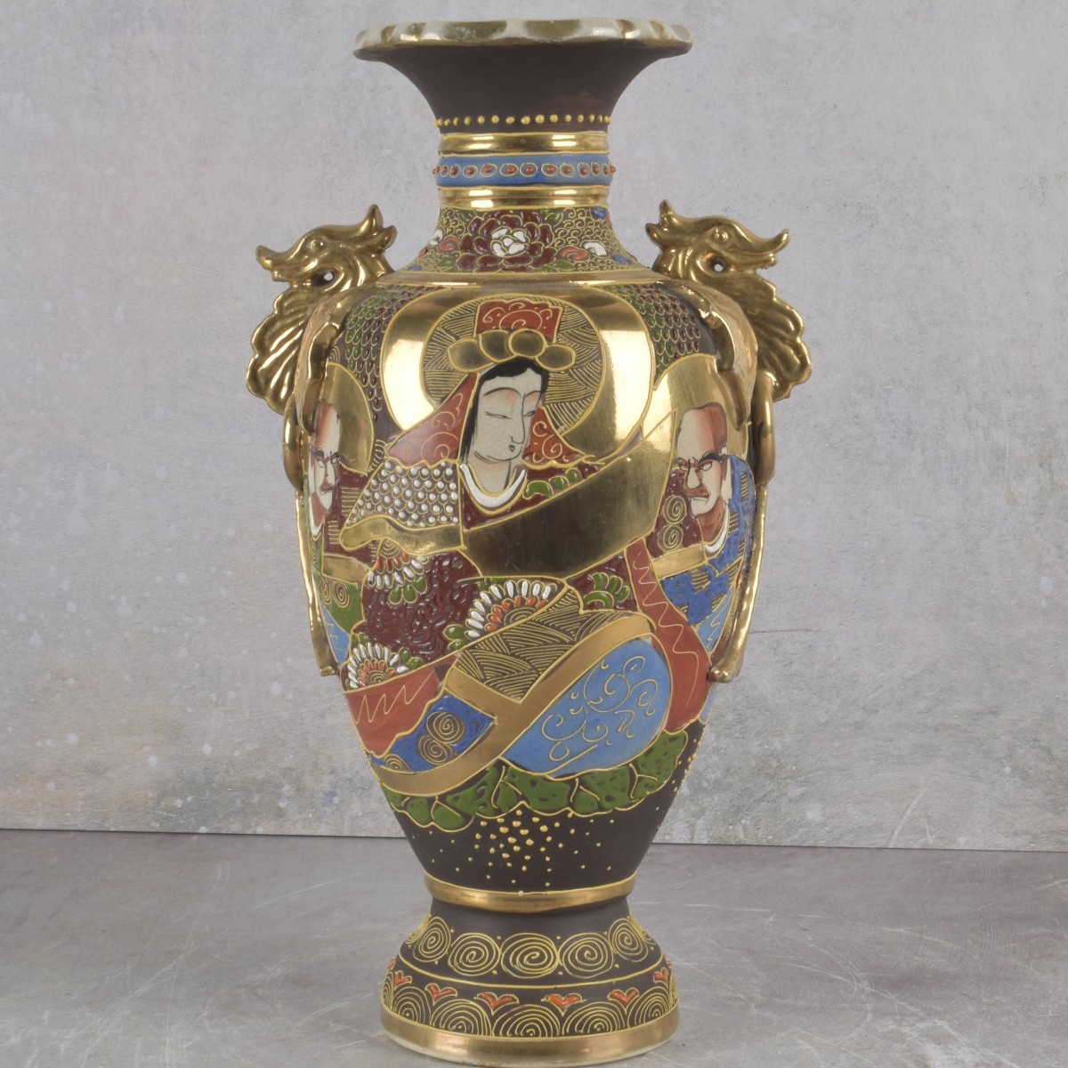 Japanese Satsuma Porcelain Vases