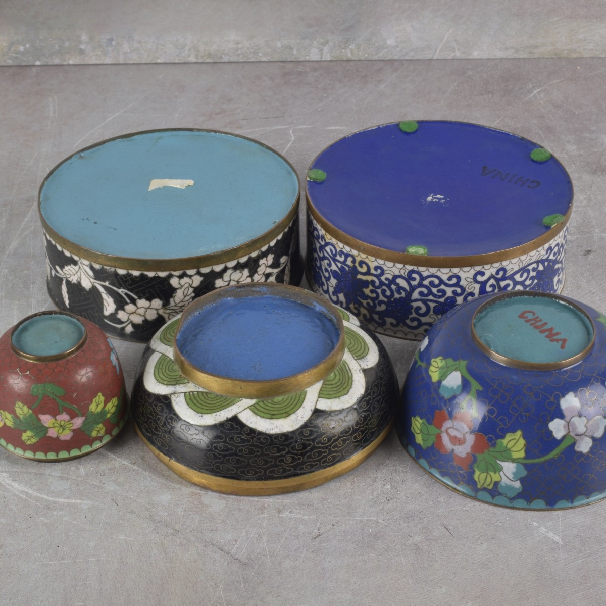 Collection of Cloisonne Pieces