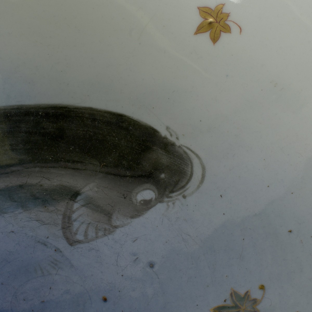 Vintage Japanese Imari Fish Bowl