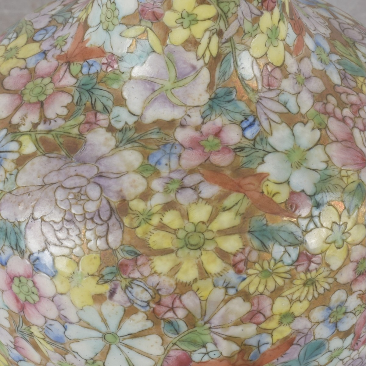 Pair of Chinese Famille Rose Bottle Vases