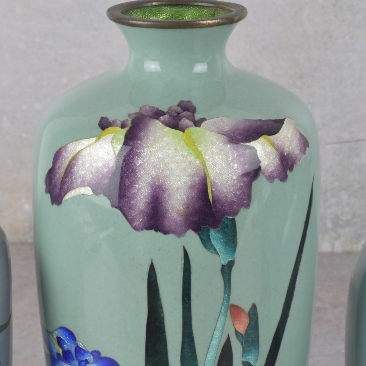 Japanese Cloisonne Vases