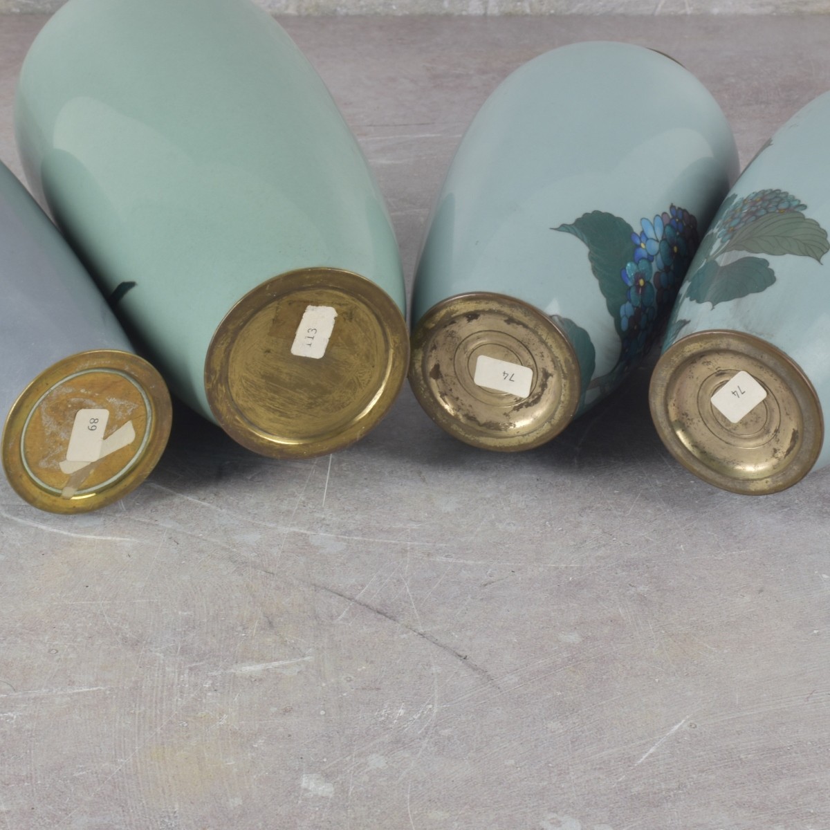 Japanese Cloisonne Vases