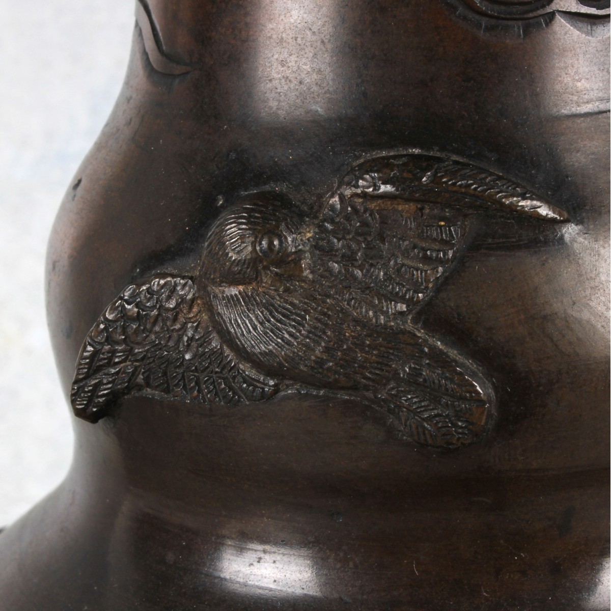 Chinese Double Gourd Bronze Vase
