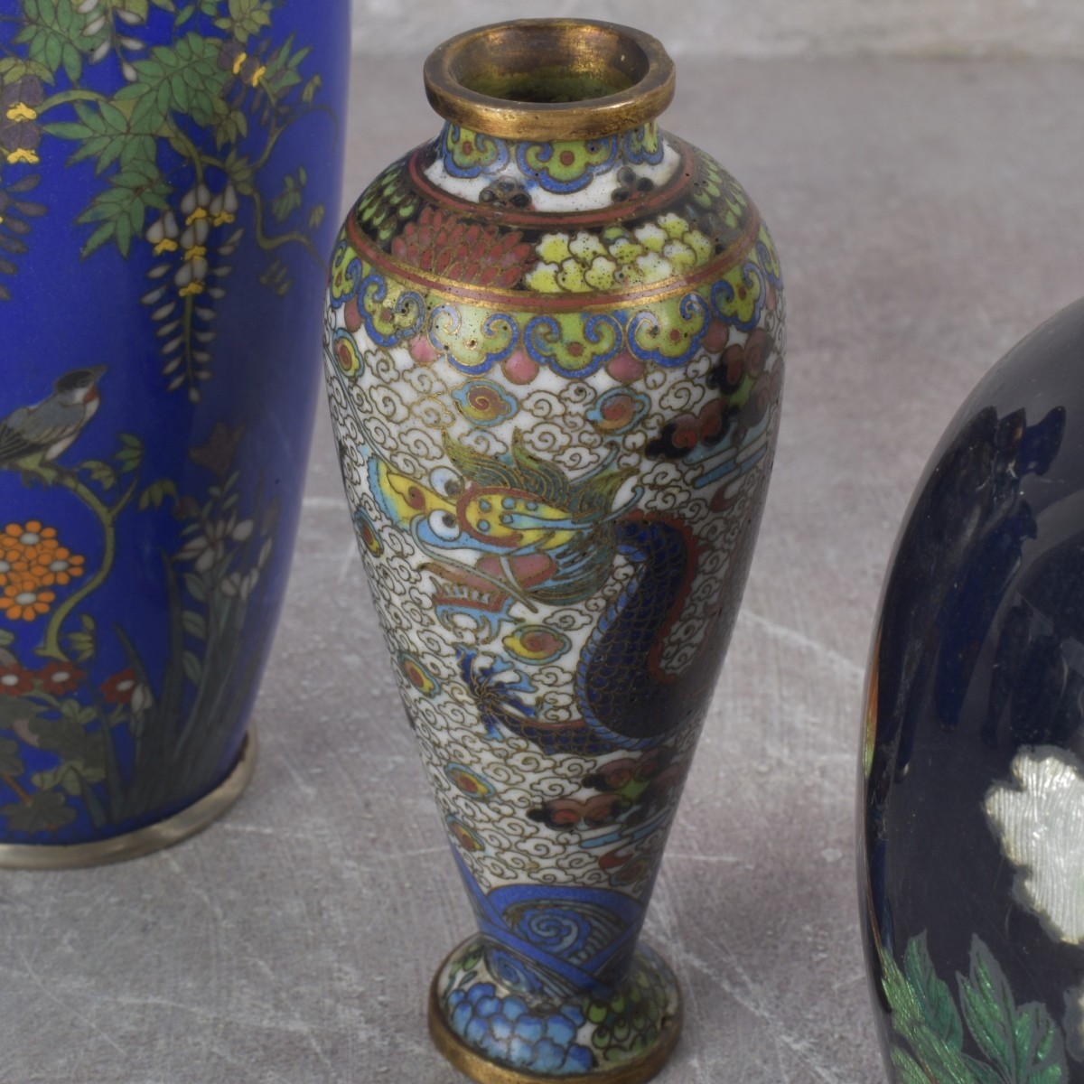 Japanese Cloisonne Vases