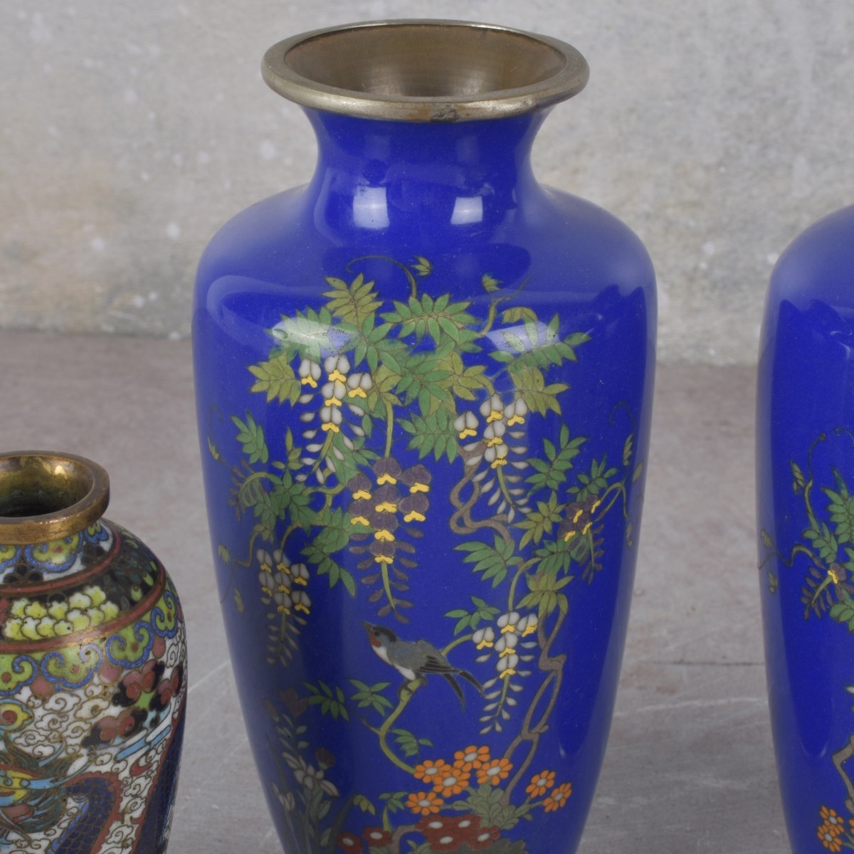 Japanese Cloisonne Vases