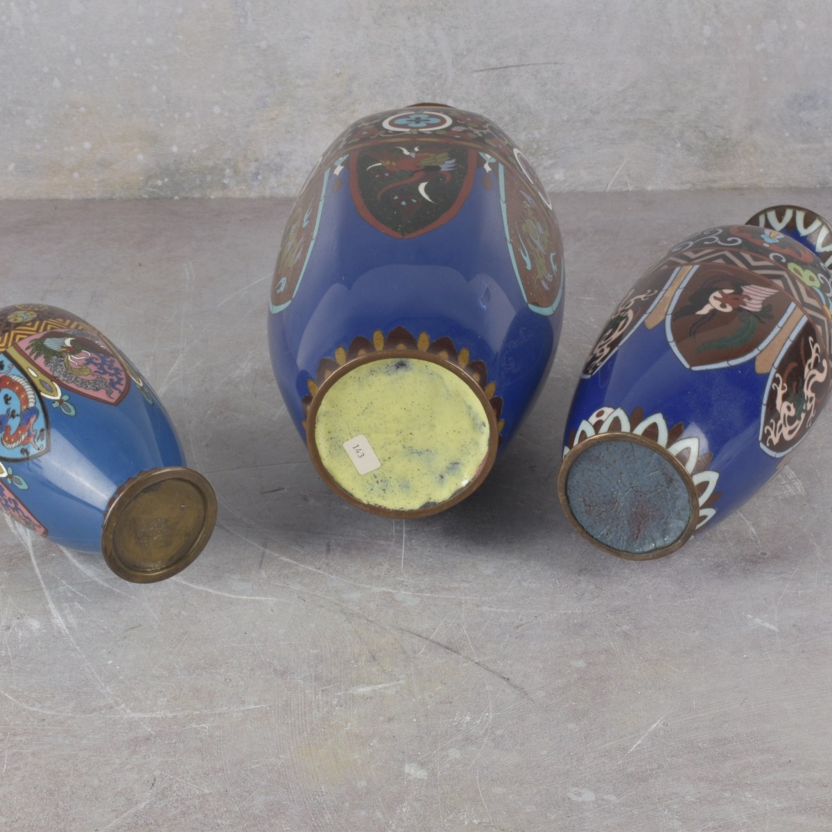 Japanese Cloisonne Vases