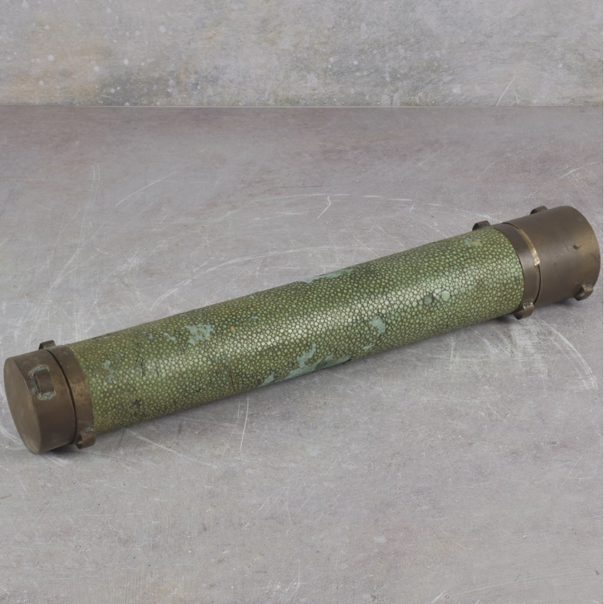 Chinese Shagreen Utensil Travel Case