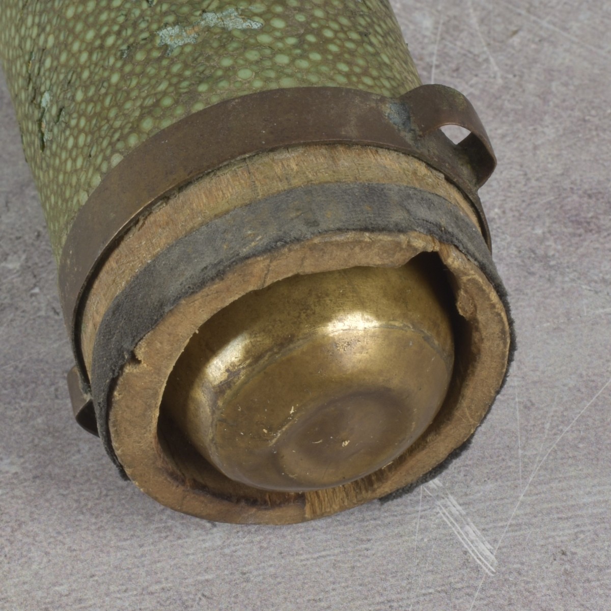 Chinese Shagreen Utensil Travel Case