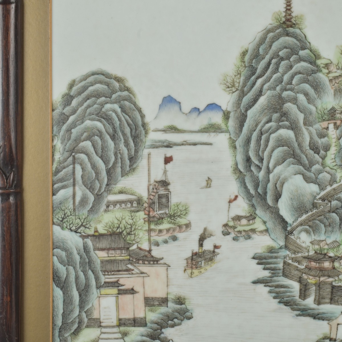 Antique Chinese Porcelain Plaque