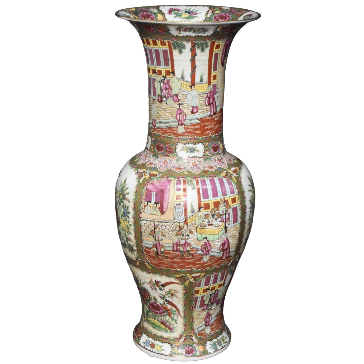 Large Chinese Porcelain Floor Vase