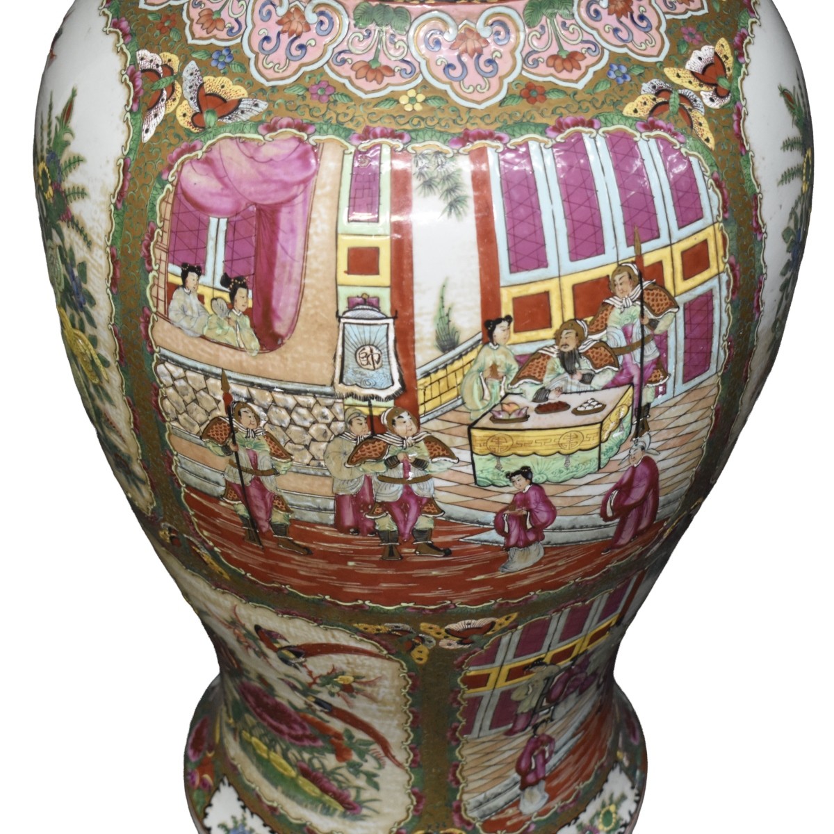 Large Chinese Porcelain Floor Vase