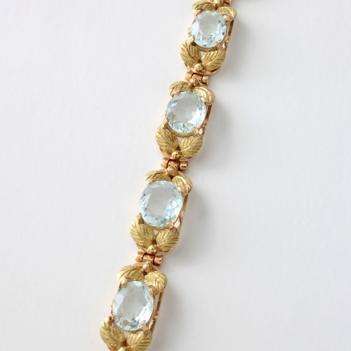H Stern Aquamarine and 18K Bracelet