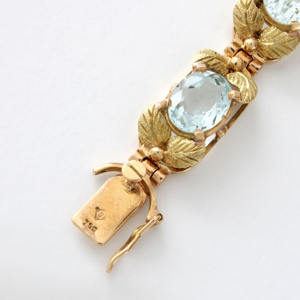 H Stern Aquamarine and 18K Bracelet