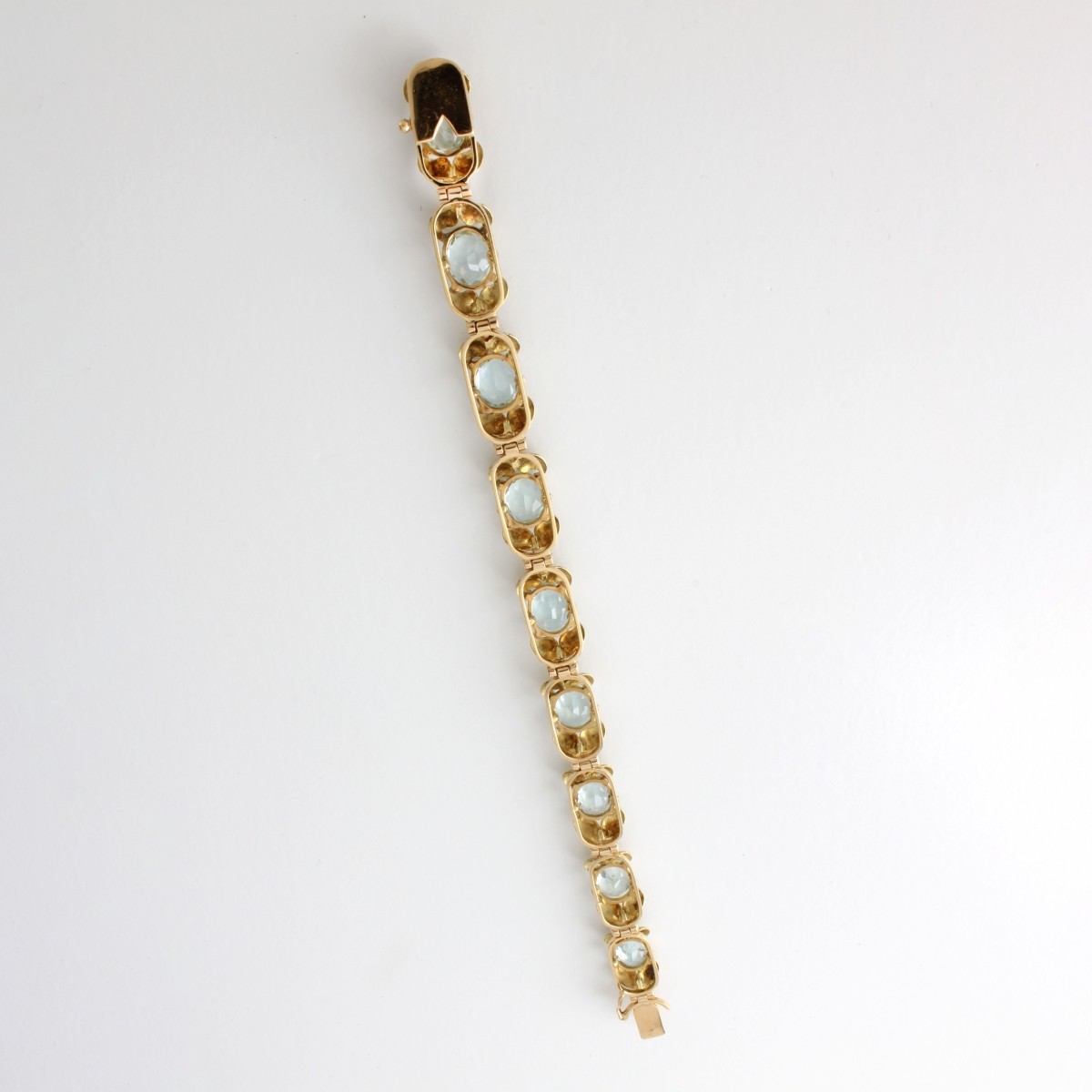 H Stern Aquamarine and 18K Bracelet