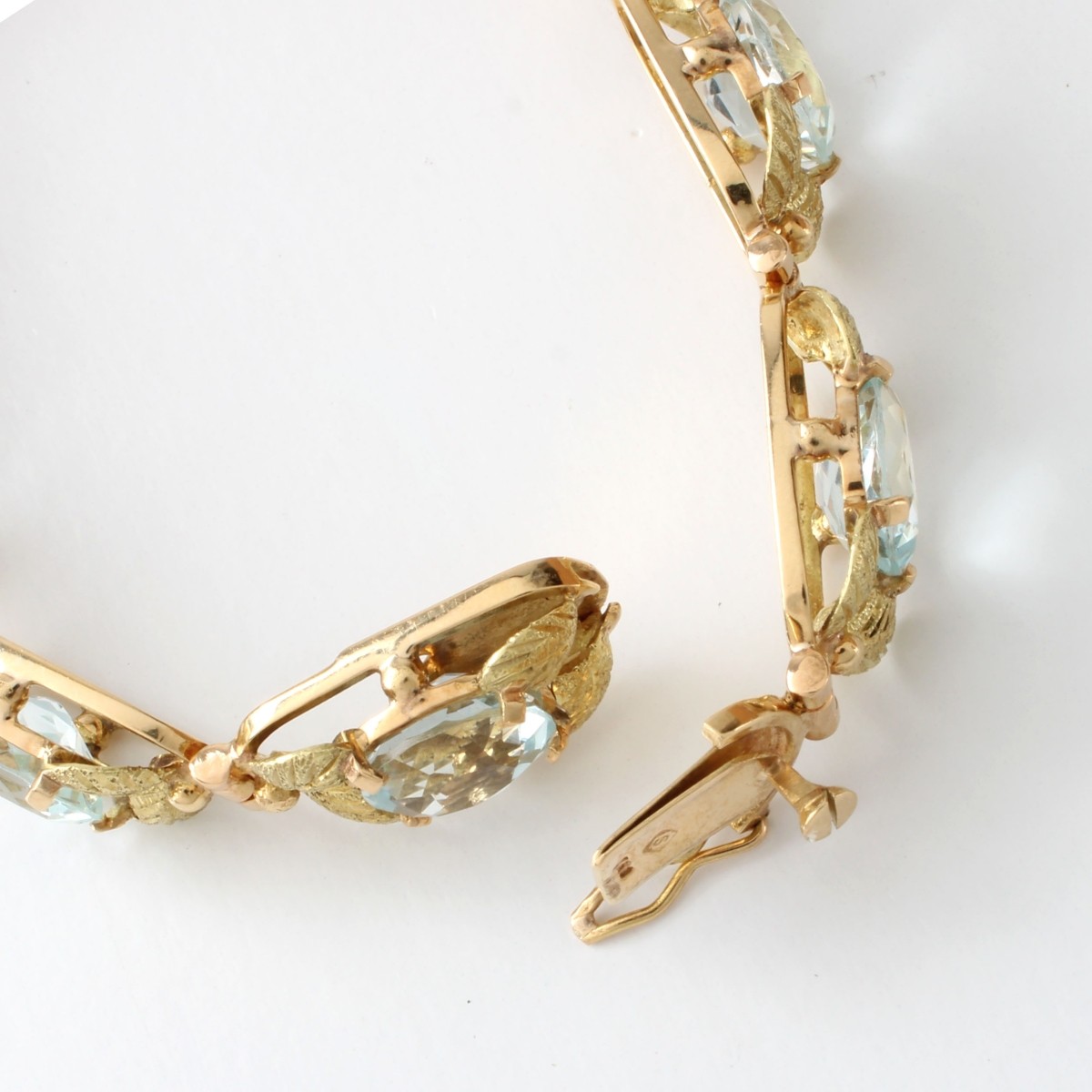 H Stern Aquamarine and 18K Bracelet