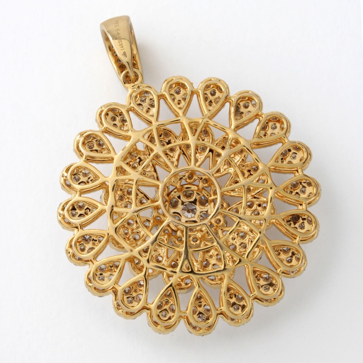 Diamond and 14K Pendant