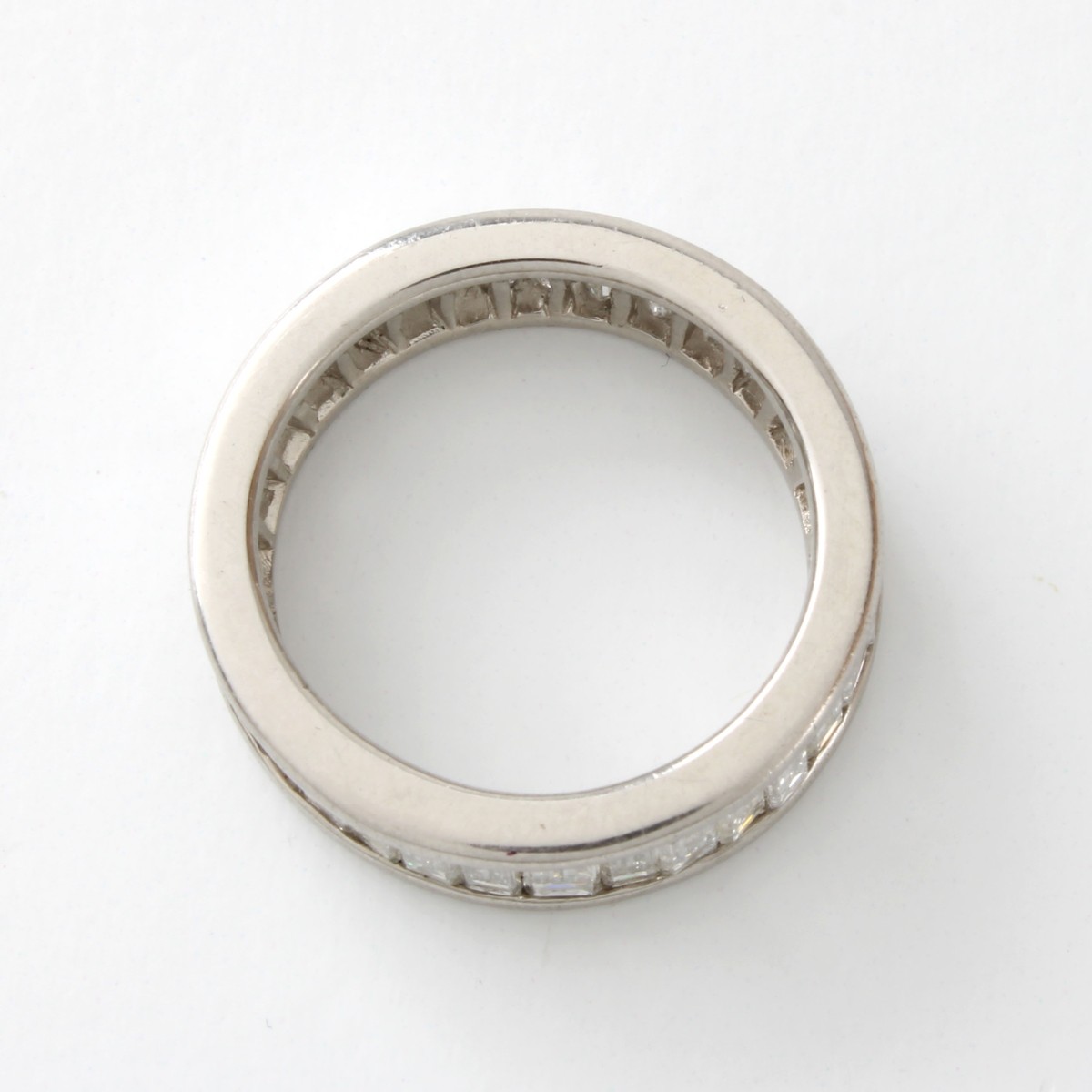 Diamond and Platinum Eternity Band