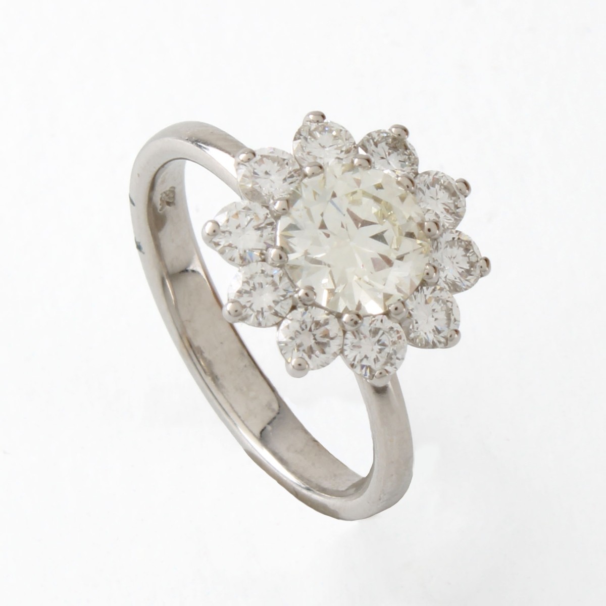 Diamond and 18K Ring