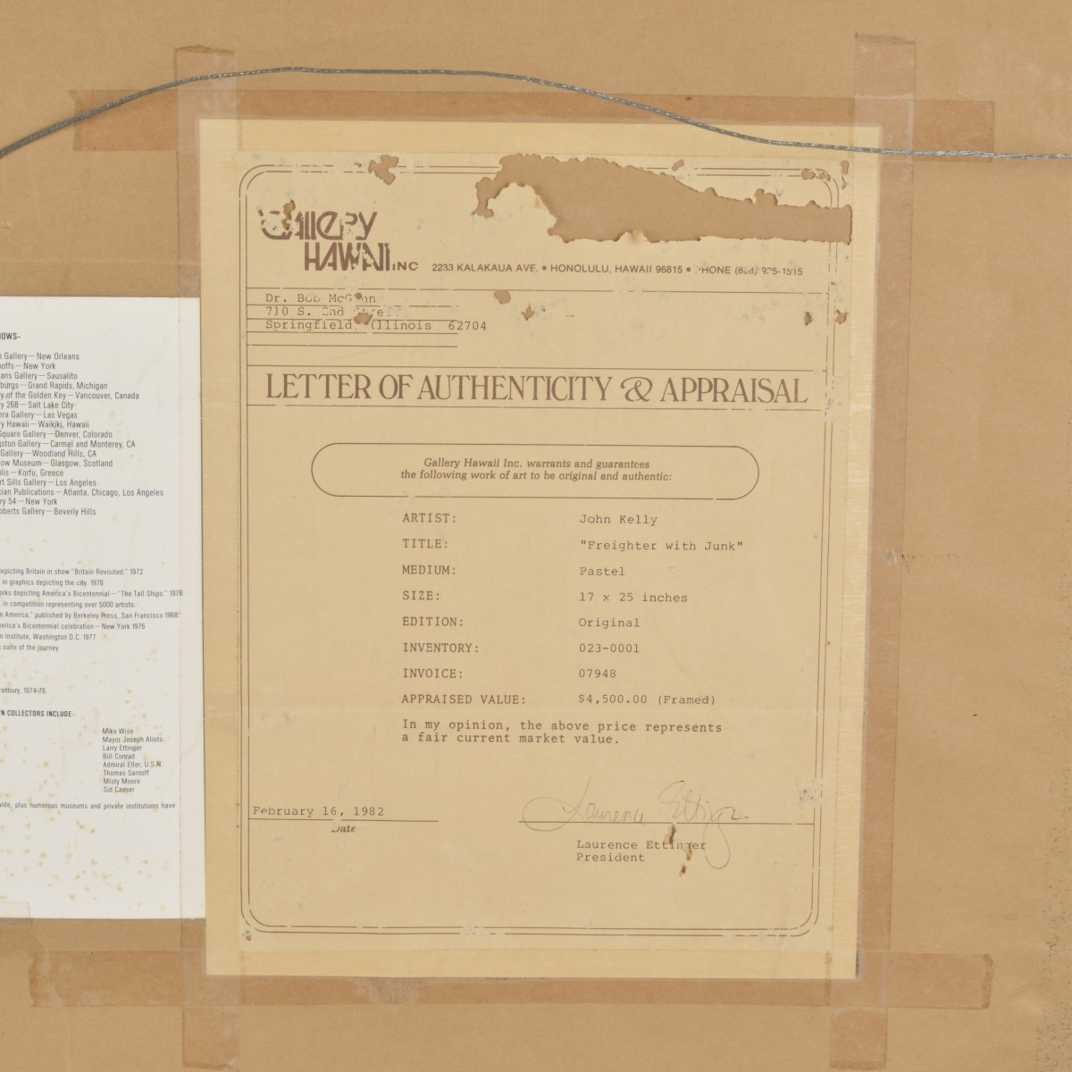 John Kelly, Scottish/Canadian (20th C)