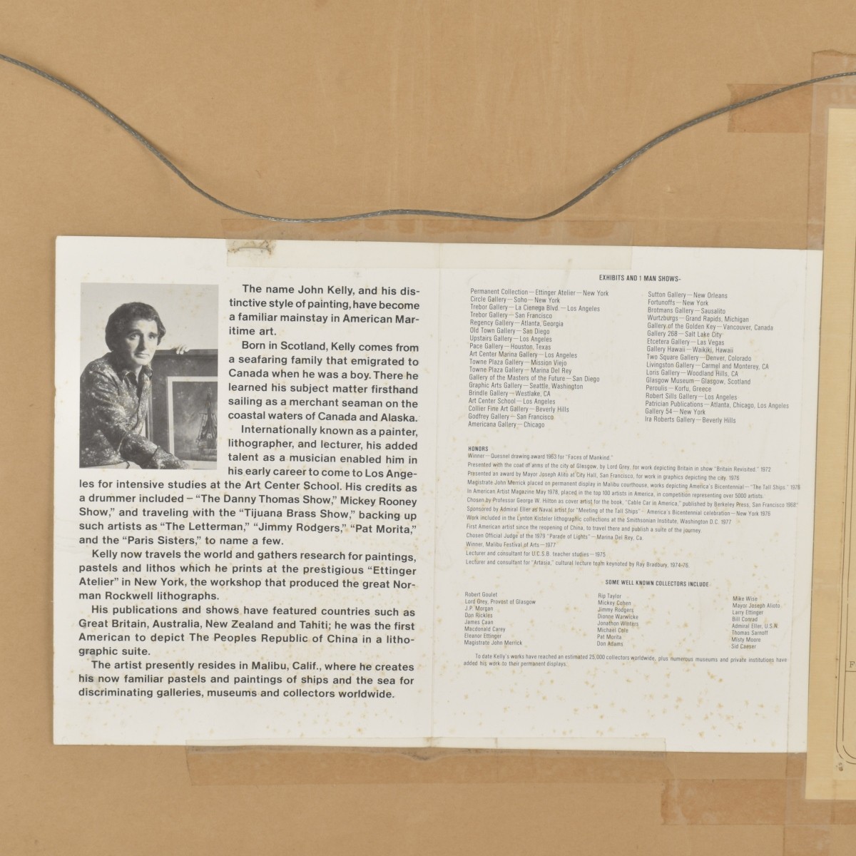 John Kelly, Scottish/Canadian (20th C)