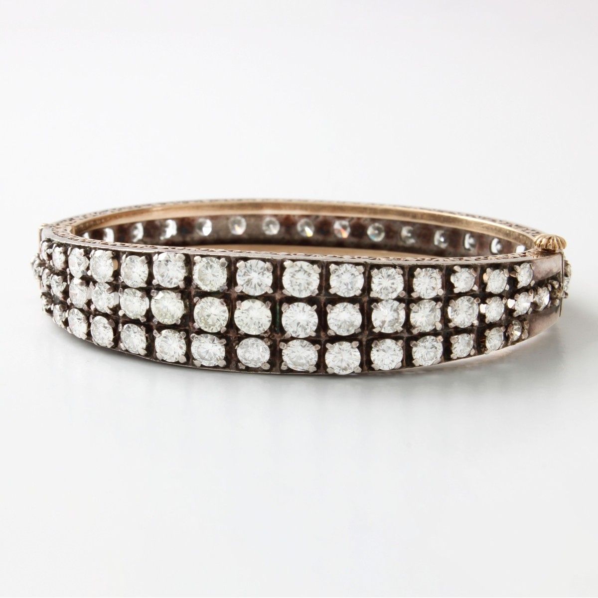 Diamond, Platinum and 18K Bracelet