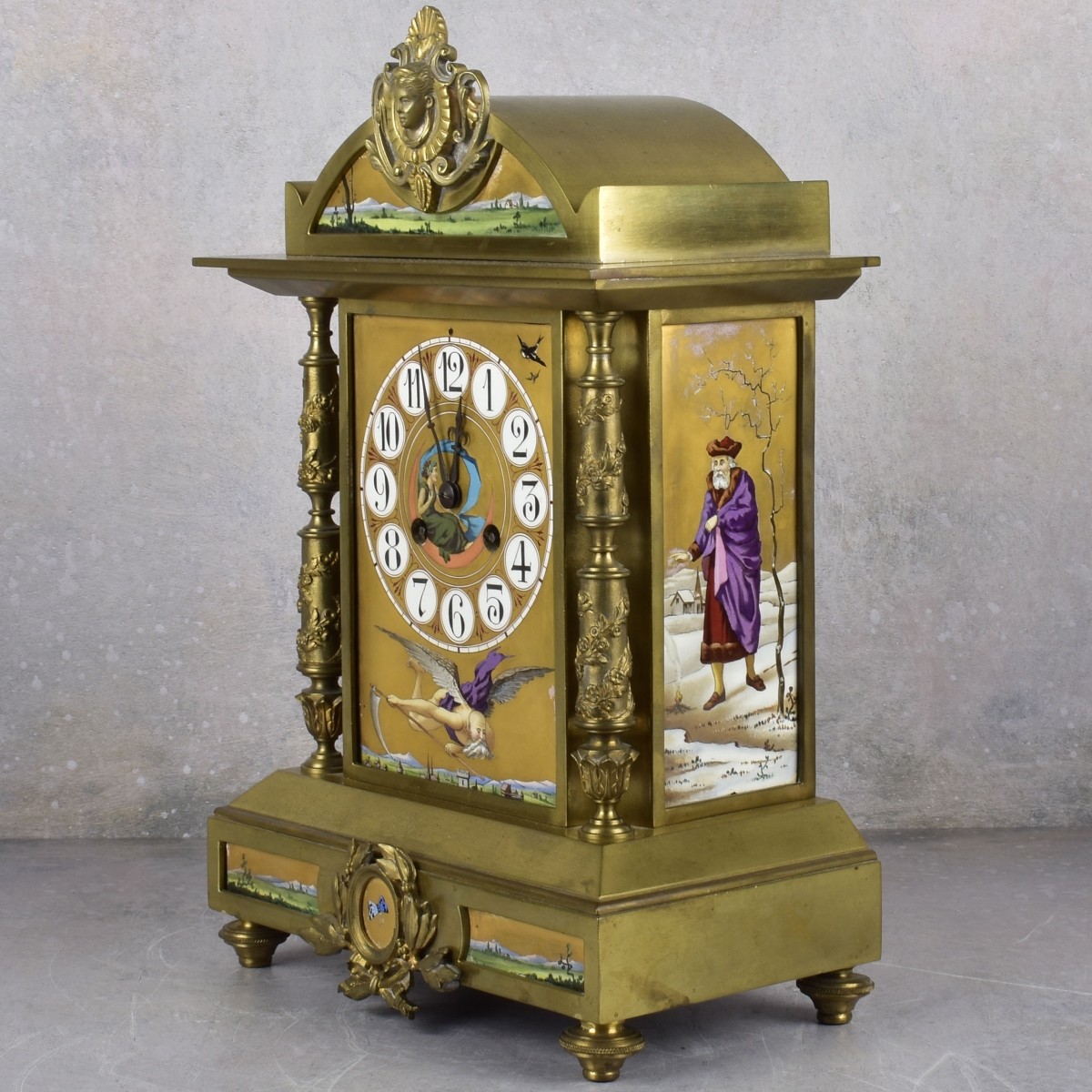 Russian Clock Garniture Set