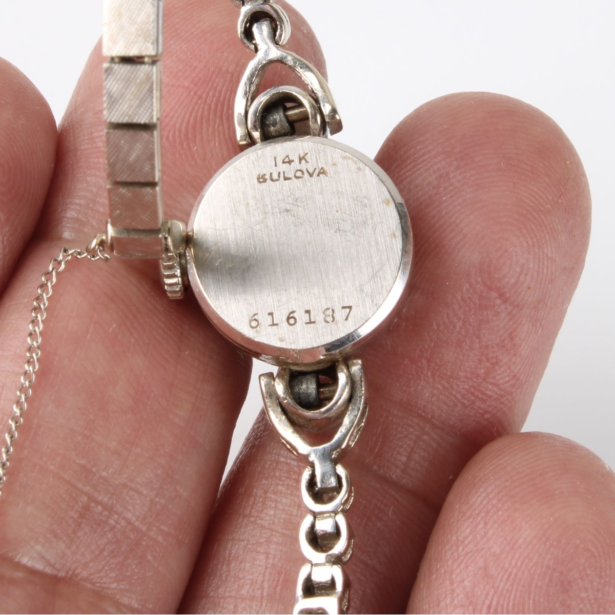 Lady's Bulova Diamond and 14K Watch