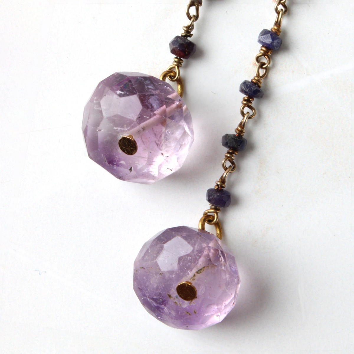 Amethyst and Quartz Necklaces