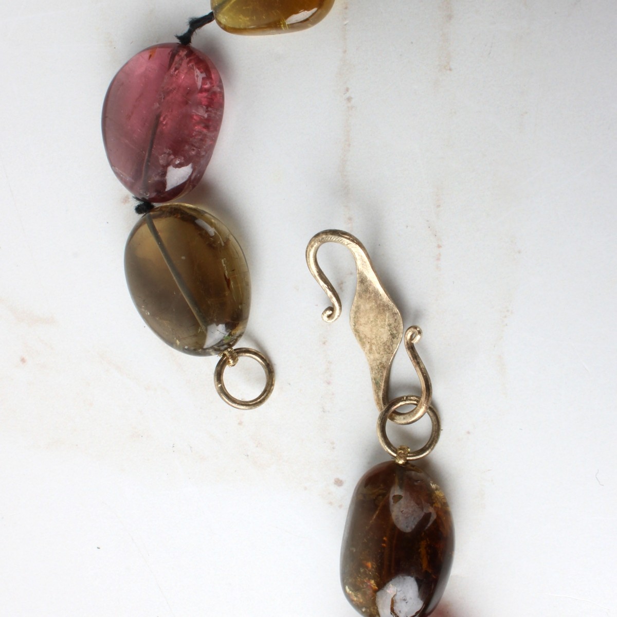 Tourmaline and Citrine Necklace