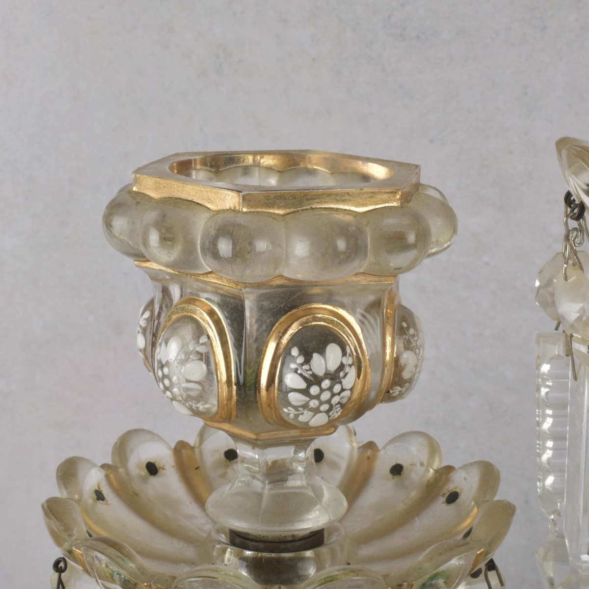 3pc Luster Garniture Set