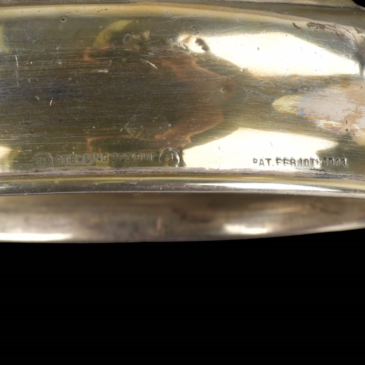 Cut Glass and Sterling Dresser Jar