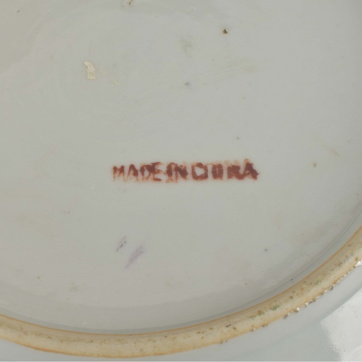 Chinese Hand Painted Famille Rose Dish