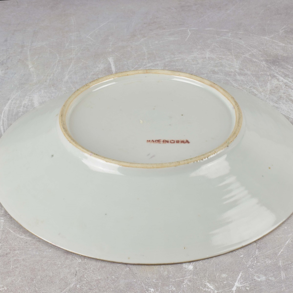 Chinese Hand Painted Famille Rose Dish