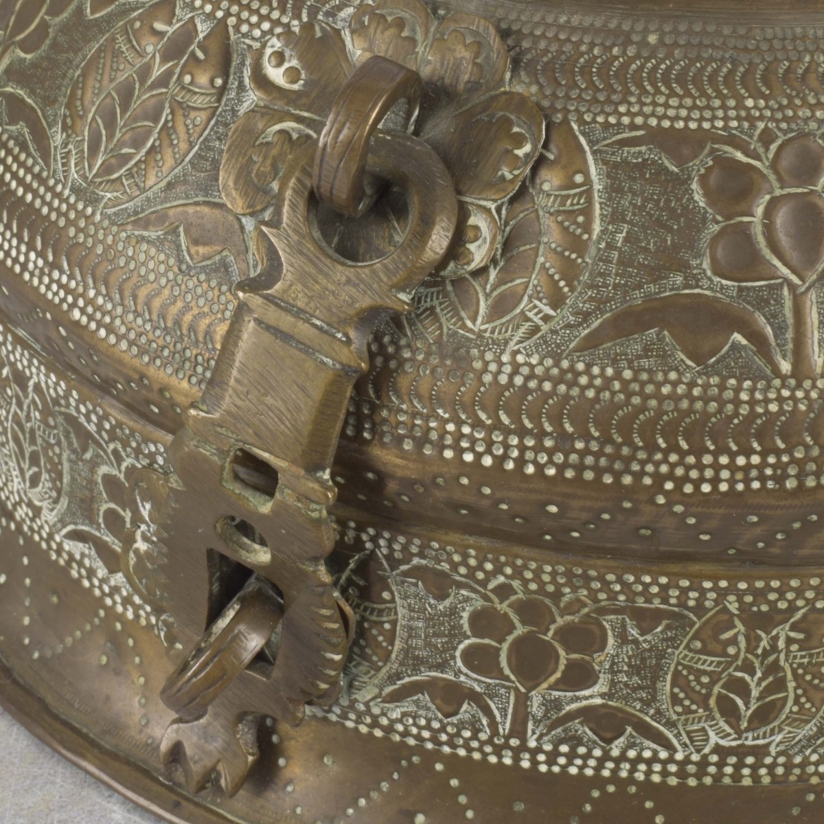 Antique Oriental Copper Cricket Cage