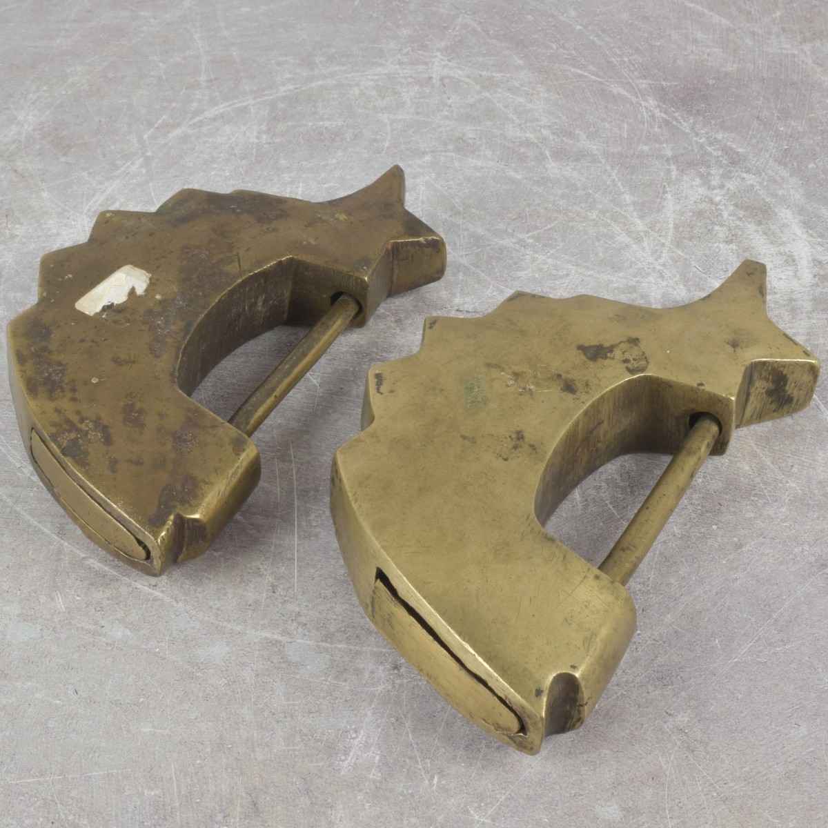 Antique Chinese Brass Locks