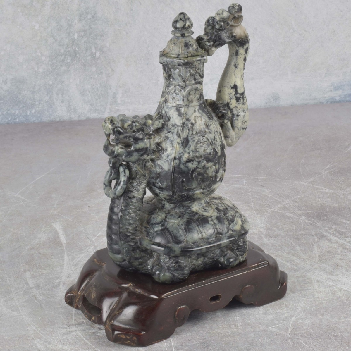 Antique Asian Boinite Wine Pot