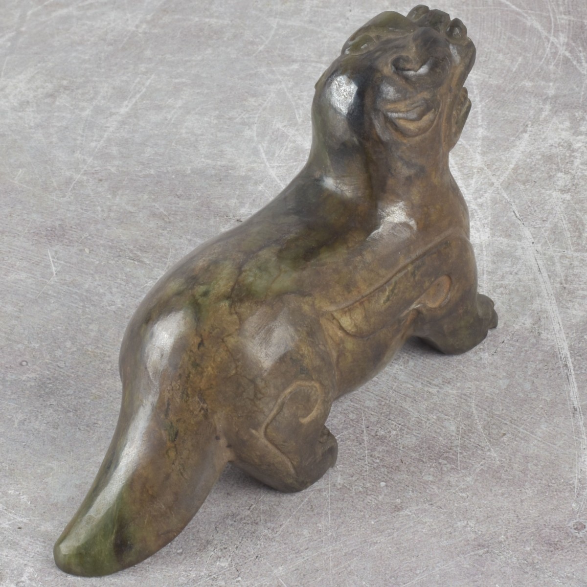 Carved Jade Foo Lion Dog