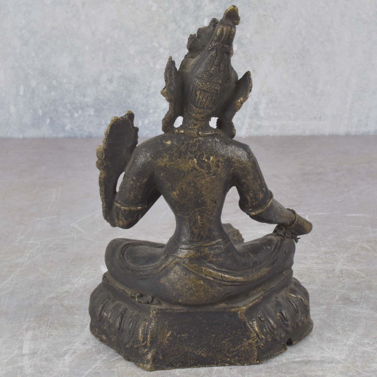 Antique Bronze Sculpture of a Buddha