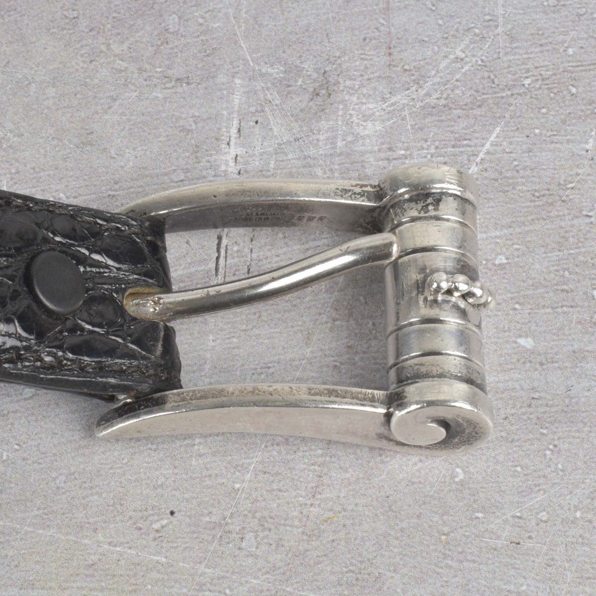 Vintage Men's Leather and Silver Belts