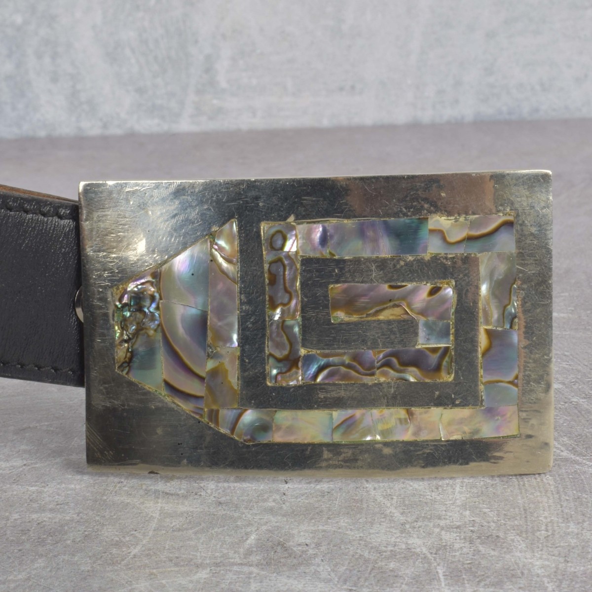Vintage Men's Leather and Silver Belts