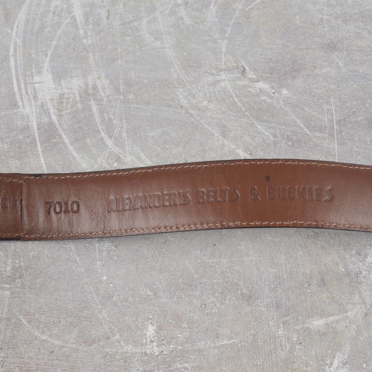 Vintage Men's Leather and Silver Belts
