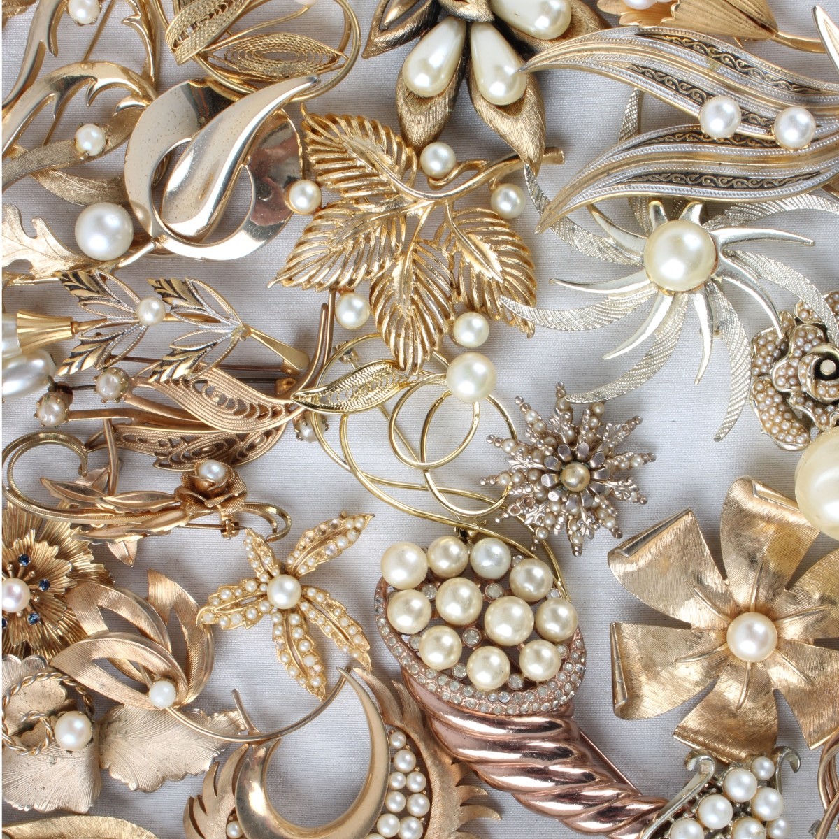 Tray Lot of Costume Pins