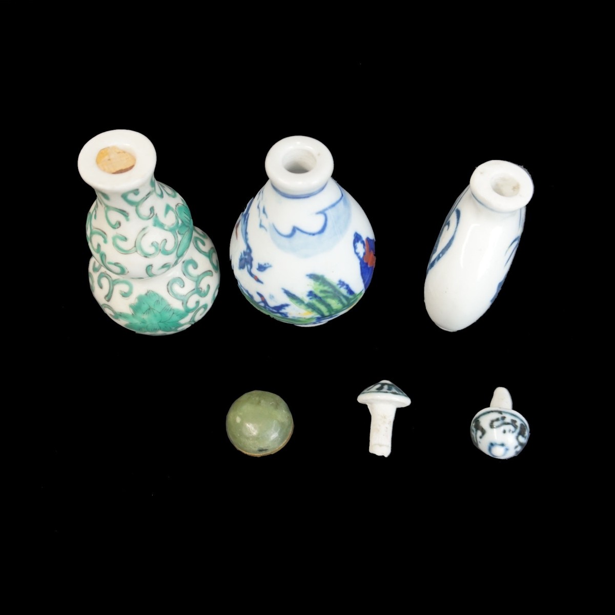 Porcelain Chinese Snuff Bottles