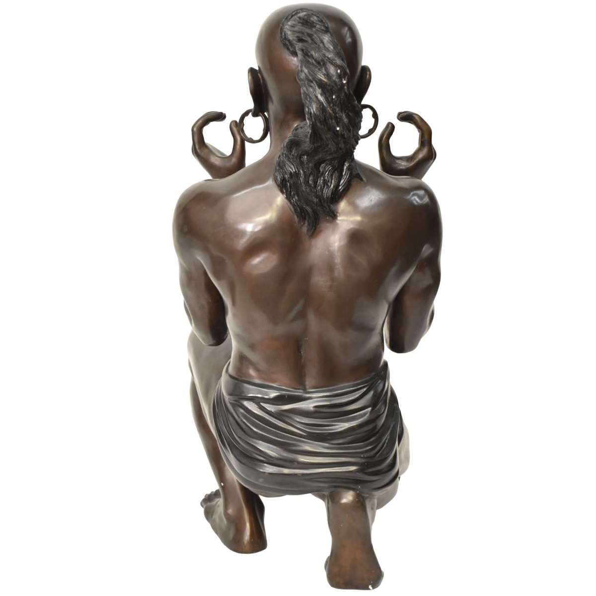 Bronze Mongolian Warrior Figure