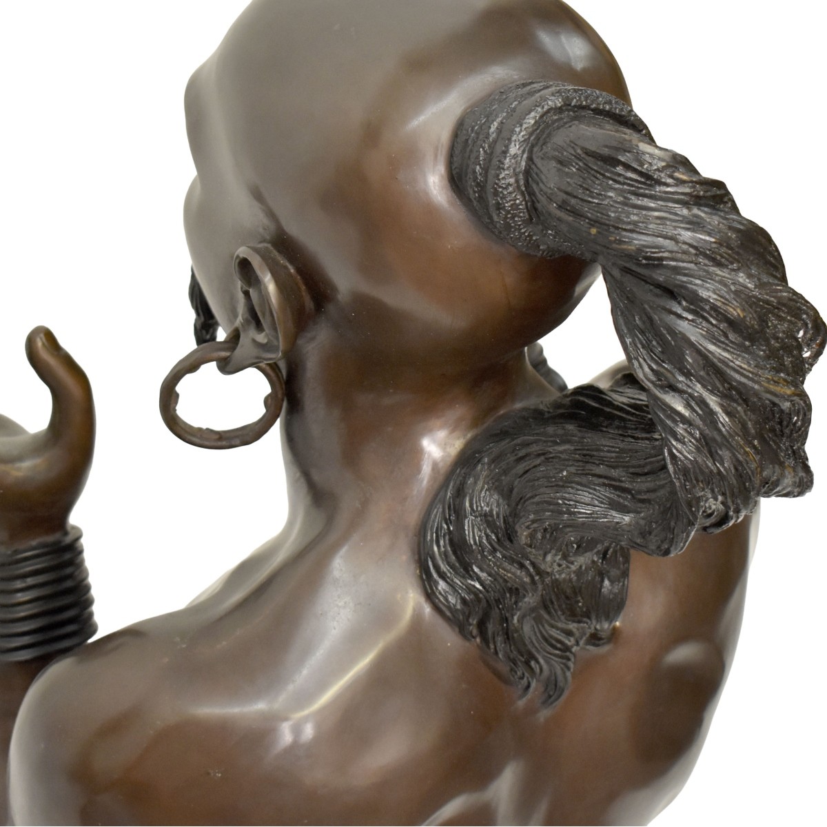 Bronze Mongolian Warrior Figure